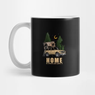 Home is where you park it Land Cruiser - Peanut Mug